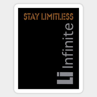 Stay limitless | Lithium Infinite Magnet